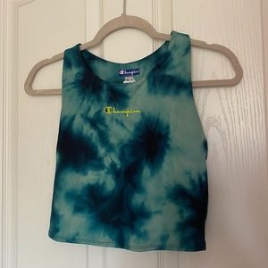 CHAMPION CROP TOP TYE DIE WOMENS